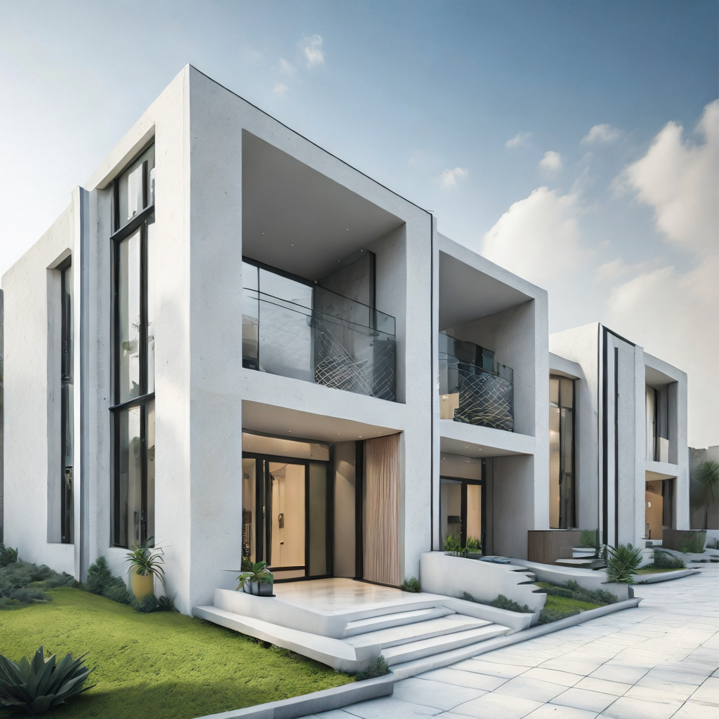 Firefly realistic picture of modern libyan houses as an exterior render 23046_edited